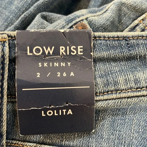 LUCKY BRAND Lolita Low Rise Skinny Denim Jeans Size 2 NEW - Picture 11 of 16